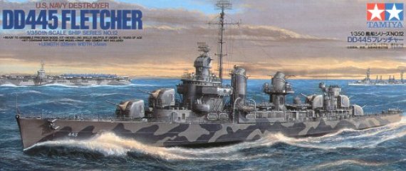 Tamiya USS Fletcher DD-445 1/350