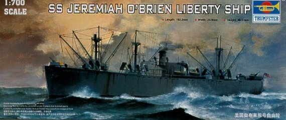 Trumpeter SS Jeremiah O'Brien Liberty Ship 1/700