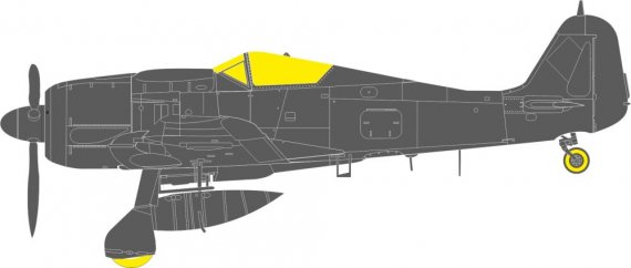 Eduard Masks 1/48 Fw 190A-8 TFace for Hobby Boss