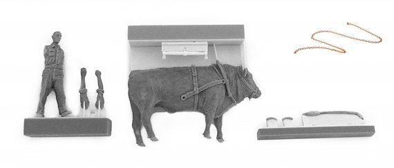 1/48 Ox Me-163B Towing with a Luftwaffe Ground crew