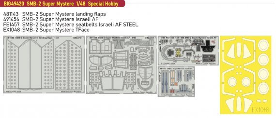 1/48 SMB-2 Super Mystere BigEd Set for Special Hobby