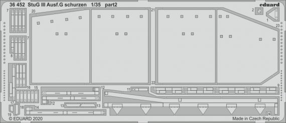 1/35 SET StuG III Ausf.G schurzen
