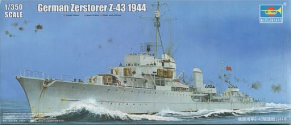 1/350 German Zerstorer Z-43 1944