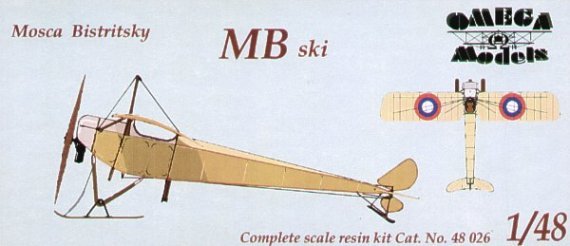 1/48 Mosca Bistriksky MB two seat Russian version with skis.