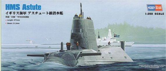 1/350 HMS Astute Submarine