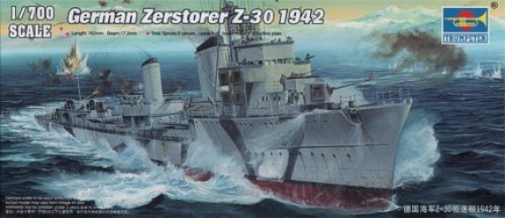 1/700 Zerstorer Z-30 1942