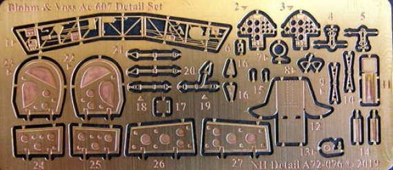 1/72 Blohm-und-Voss Ae-607 Detail Set