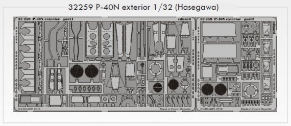 1/32 P-40N exterior (HAS)