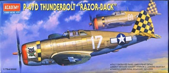 1/72 P-47D Thunderbolt Razor-Back