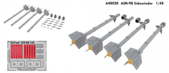 1/48 AIM-9B Sidewinder