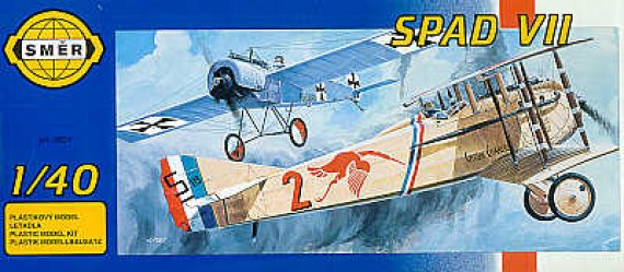Smer 1/40 Spad VII Maquette Avion