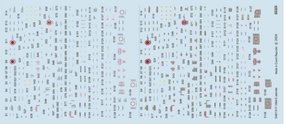 1/48 Decals F-104A/C stencils for Kinetic
