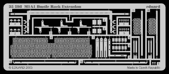 M-1A1 Bustle Rack Extension  (TAM)