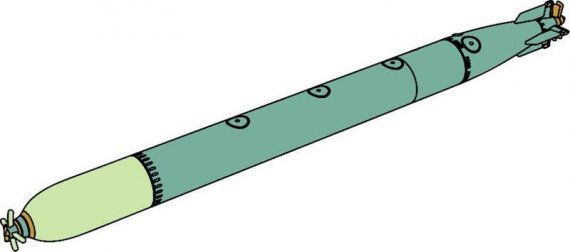 1/72 German WWII Torpedo Type G7e