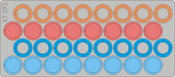 M-24 Chaffee wheel mask  (ITA)