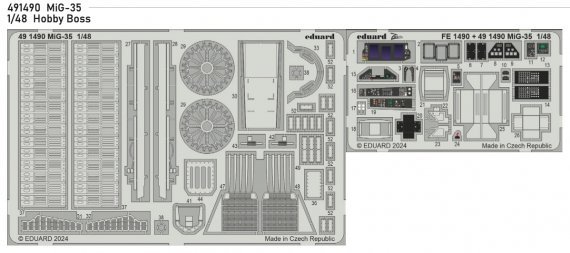 1/48 SET MiG-35 for Hobby Boss