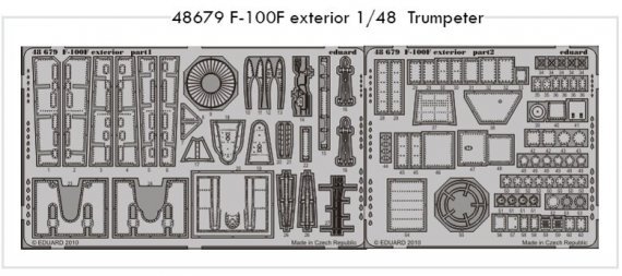 1/48 F-100F exterior (TRUMP)