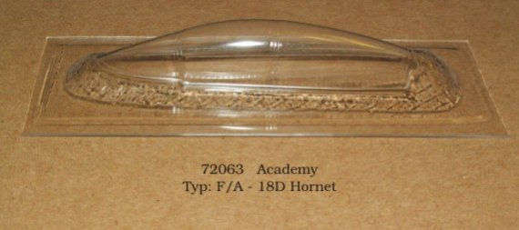 1/72 Vacu Canopy F/A-18D Hornet (ACAD)