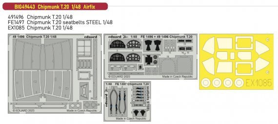 Brassin 1/48 Chipmunk T.20 for Airfix BigEd Set