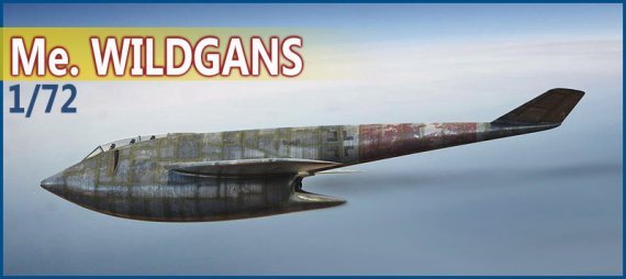 1/72 Messerschmitt Wildgans WWII jet aircraft project.