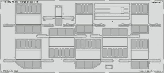 1/48 SET Mi-8MT cargo seats