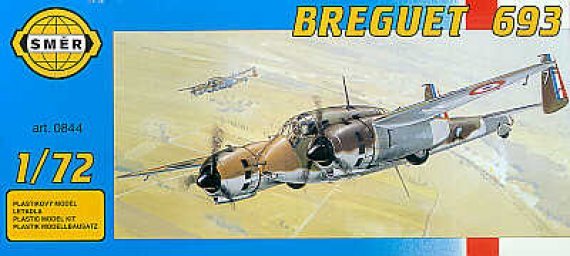 Smer 1/72 Breguet 693 Modello Aereo