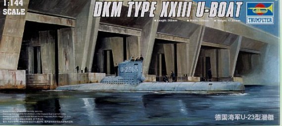 Trumpeter U-Boot Typ XXIII Bausatz 1/144