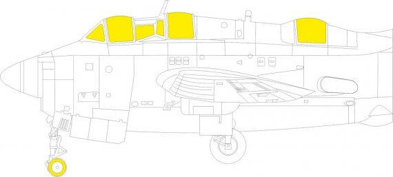 Mask 1/48 Gannet AS.1/AS.4 TFace for Airfix