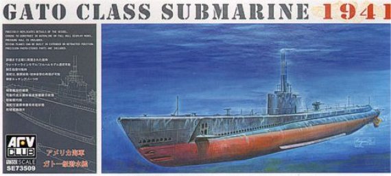 1/350 Uss Gato Class Submarine 1941