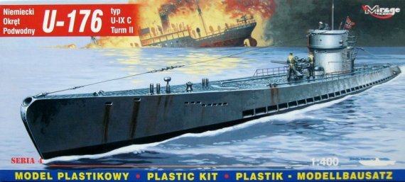 1/400 GERMAN U-BOOT U-176  IX C