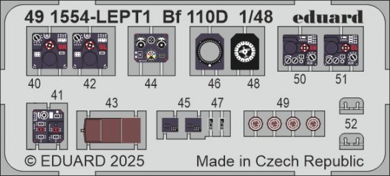 1/48 SET Bf 110D for Eduard