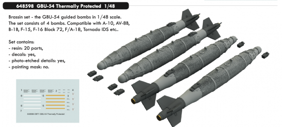 Brassin 1/48 GBU-54 Thermally Protected