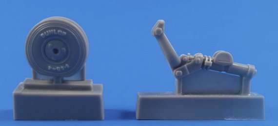 1/32 Tempest Mk.V/Typhon Mk.I Tail wheel & str.leg