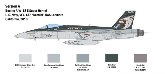 Italeri Boeing F/A-18E Super Hornet 1/48 Maquette Avion