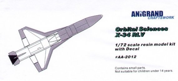 1/72 Orbital Sciences X-34 Rlv