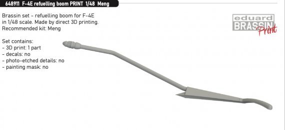 Brassin 1/48 F-4E refueling boom for Meng