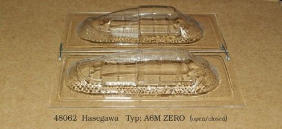 1/48 Vacu Canopy A6M ZERO open/closed (HAS)