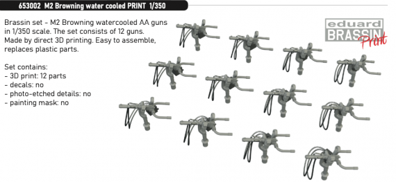 Brassin 1/350 M2 Browning water cooled