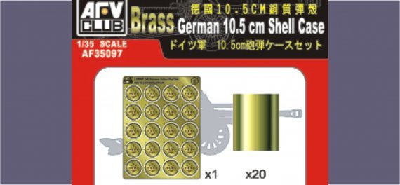 1/35 German 10.5cm Shell Set