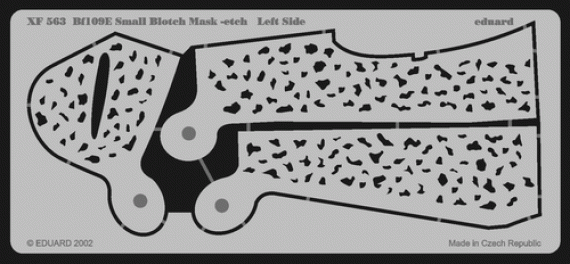 Bf 109E Small Blotch mask-etch
