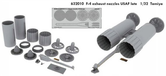 1/32 F-4 exhaust nozzles USAF late (TAM)