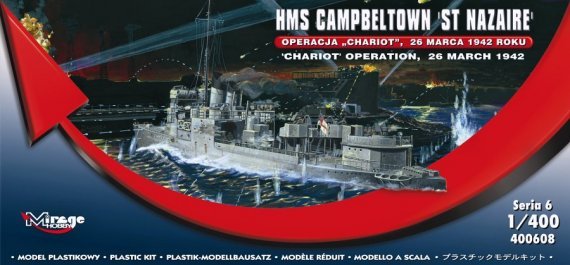1/400 HMS Campbeltown 'ST NAZAIRE' (26 March 1942)