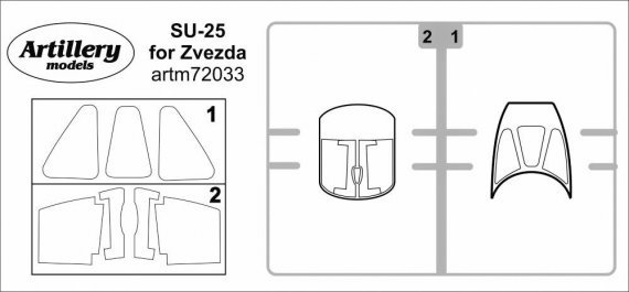 1/72 Masks for SU-25