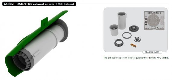 1/48 MiG-21BIS exhaust nozzle (EDU)