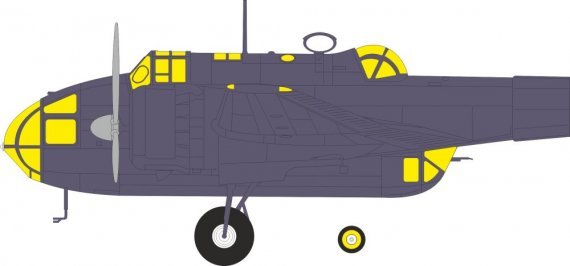 Mask 1/48 Hampden B Mk.I for ICM