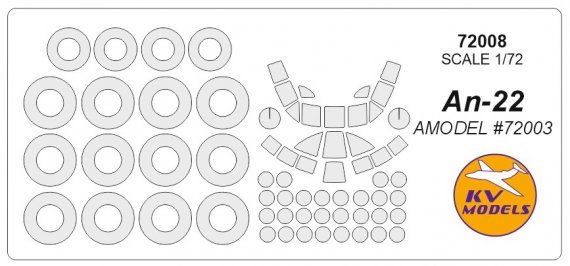 1/72 Antonov An-22 ANTEY masks