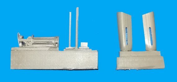 1/144 North-American P-51D Mustang engine and covers