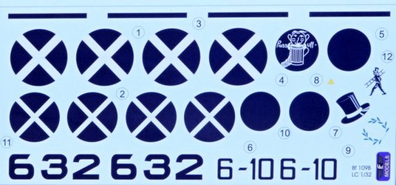 1/32 Decals Bf 109B Legion Condor