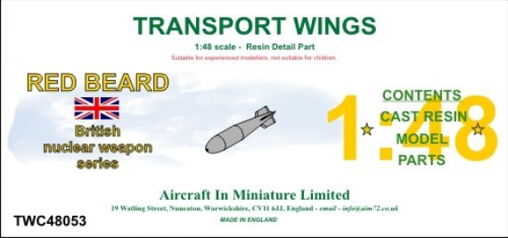 1/48 Red Beard British nuclear weapon series