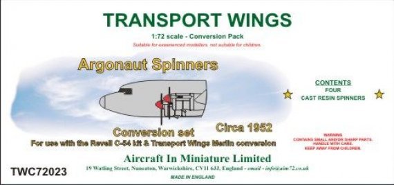 1/72 Argonaut spinners